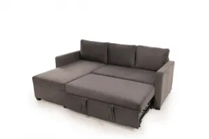 Rohová rozkladacia pohovka Kado - Grey