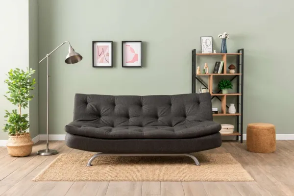 Trojmiestna rozkladacia pohovka Rivo - Dark Grey
