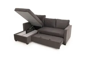 Rohová rozkladacia pohovka Kado - Grey