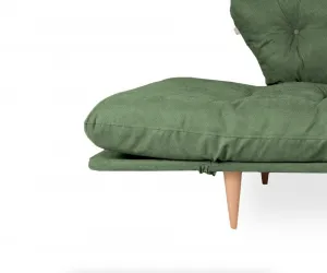 Trojmiestna rozkladacia pohovka Nina Daybed - Green GR106