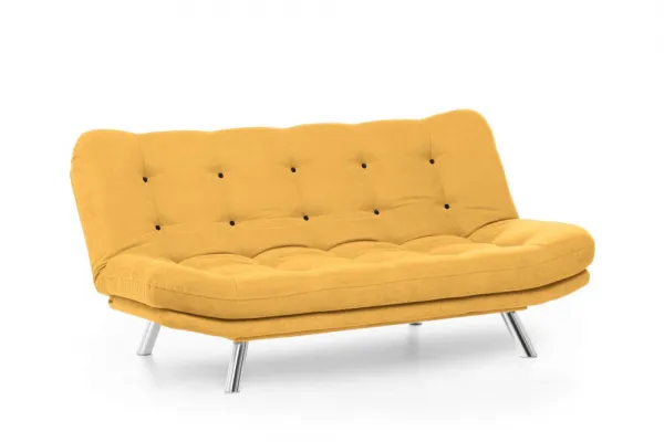 Trojmiestna rozkladacia pohovka Misa Sofabed - Mustard