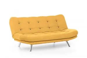 Trojmiestna rozkladacia pohovka Misa Sofabed - Mustard