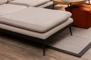 Rohová sedacia súprava / Rohová pohovka Reya - Cream
