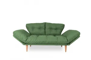 Trojmiestna rozkladacia pohovka Nina Daybed - Green GR106