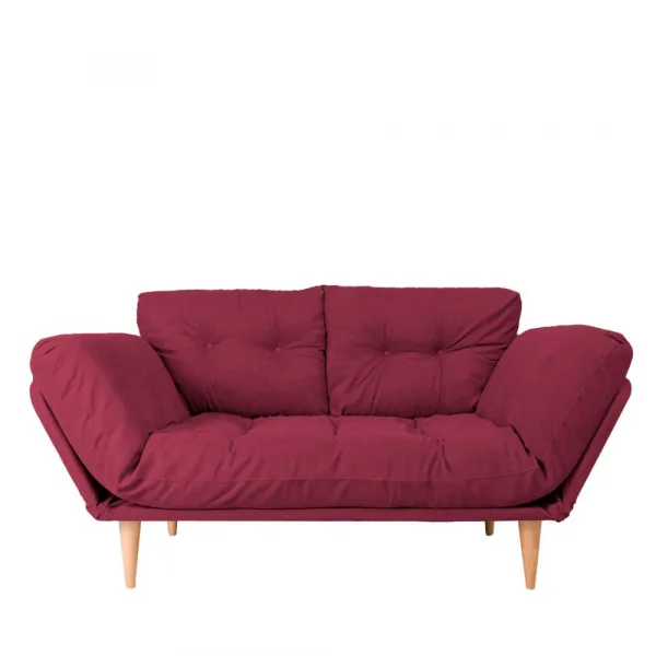 Trojmiestna rozkladacia pohovka Nina Daybed - Dark Red GR105