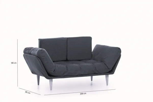 Trojmiestna rozkladacia pohovka Nina Daybed - Dark Red GR105