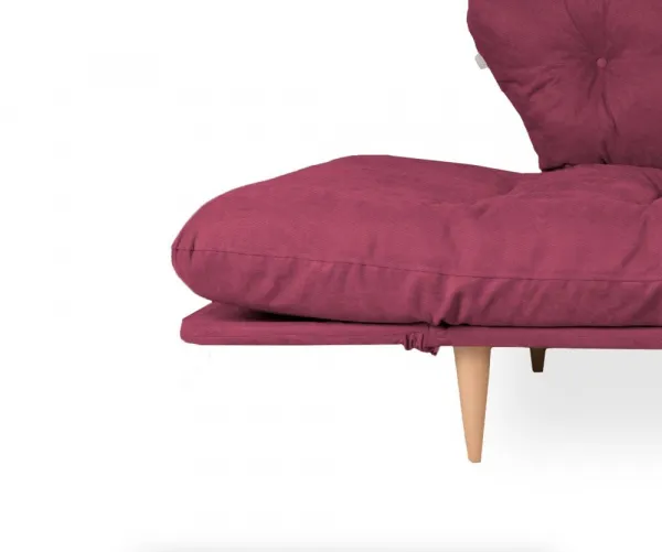 Trojmiestna rozkladacia pohovka Nina Daybed - Dark Red GR105