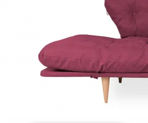 Trojmiestna rozkladacia pohovka Nina Daybed - Dark Red GR105