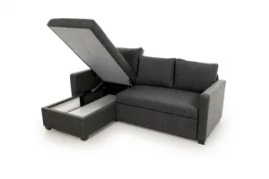 Rohová rozkladacia pohovka Kado - Dark Grey