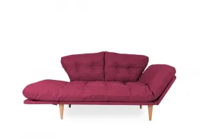 Trojmiestna rozkladacia pohovka Nina Daybed - Dark Red GR105