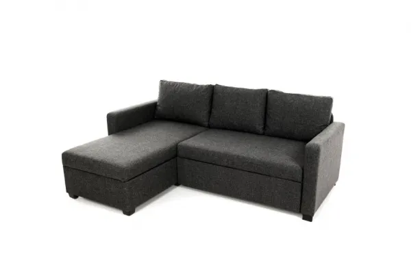 Rohová rozkladacia pohovka Kado - Dark Grey