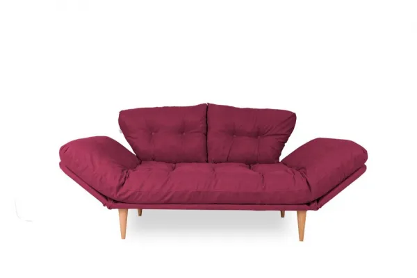 Trojmiestna rozkladacia pohovka Nina Daybed - Dark Red GR105