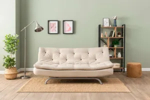 Trojmiestna rozkladacia pohovka Rivo - Beige