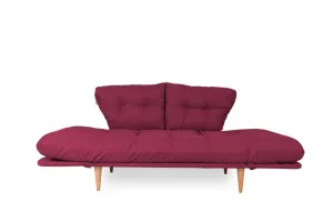 Trojmiestna rozkladacia pohovka Nina Daybed - Dark Red GR105