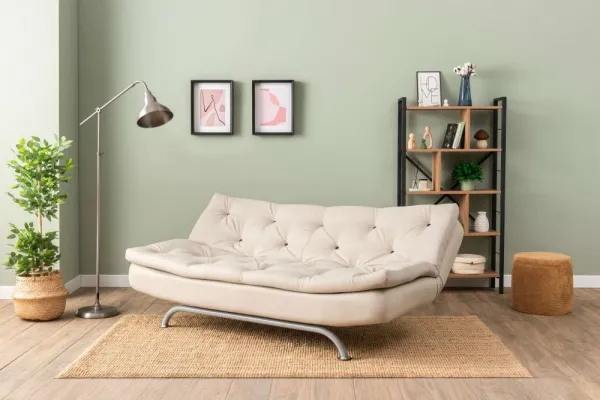 Trojmiestna rozkladacia pohovka Rivo - Beige
