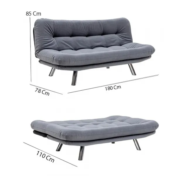 Trojmiestna rozkladacia pohovka Misa Small Sofabed - Patchwork