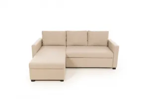 Rohová rozkladacia pohovka Kado - Cream
