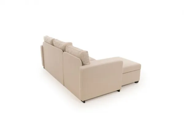 Rohová rozkladacia pohovka Kado - Cream