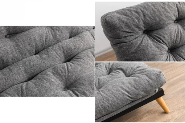 Trojmiestna rozkladacia pohovka Saki - Light Grey