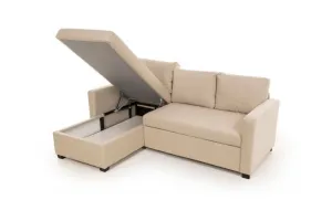 Rohová rozkladacia pohovka Kado - Cream
