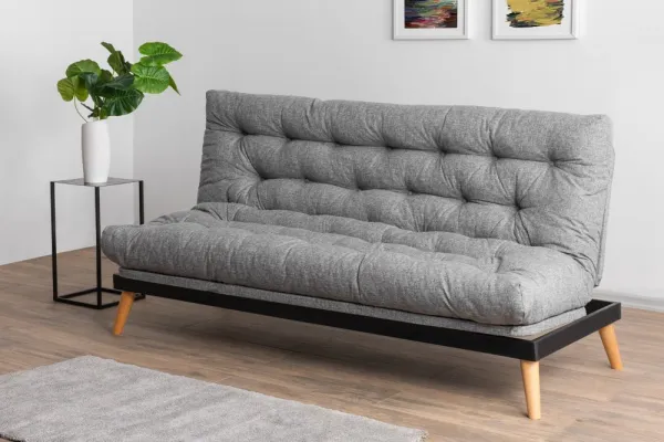 Trojmiestna rozkladacia pohovka Saki - Light Grey