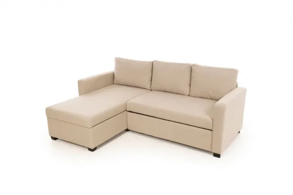 Rohová rozkladacia pohovka Kado - Cream