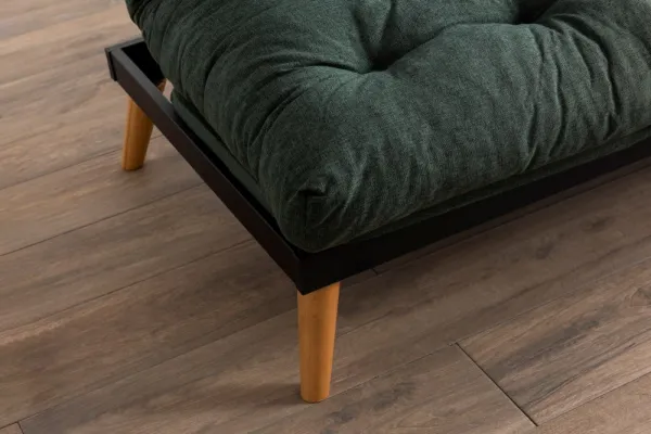 Trojmiestna rozkladacia pohovka Saki - Green