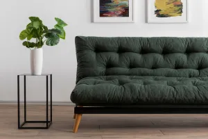 Trojmiestna rozkladacia pohovka Saki - Green