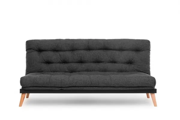 Trojmiestna rozkladacia pohovka Saki - Dark Grey