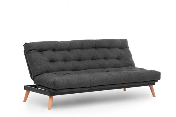 Trojmiestna rozkladacia pohovka Saki - Dark Grey