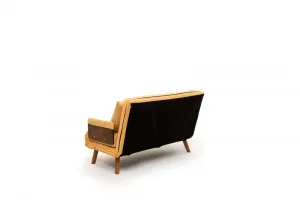 Dvojmiestna rozkladacia pohovka Cosmo 2-Seater - Mustard