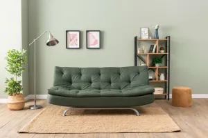 Trojmiestna rozkladacia pohovka Rivo - Green