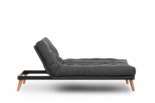 Trojmiestna rozkladacia pohovka Saki - Dark Grey