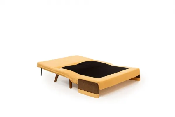 Dvojmiestna rozkladacia pohovka Cosmo 2-Seater - Mustard