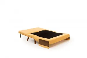 Dvojmiestna rozkladacia pohovka Cosmo 2-Seater - Mustard