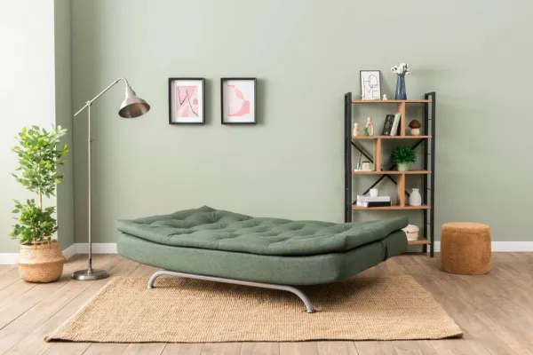 Trojmiestna rozkladacia pohovka Rivo - Green