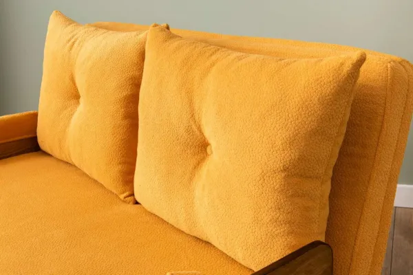 Dvojmiestna rozkladacia pohovka Cosmo 2-Seater - Bohemian Mustard