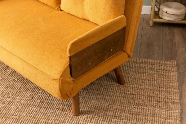 Dvojmiestna rozkladacia pohovka Cosmo 2-Seater - Bohemian Mustard