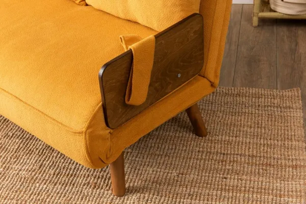 Dvojmiestna rozkladacia pohovka Cosmo 2-Seater - Bohemian Mustard
