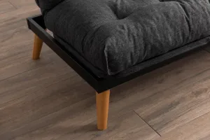 Trojmiestna rozkladacia pohovka Saki - Dark Grey