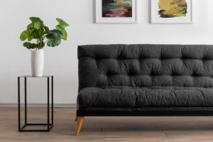 Trojmiestna rozkladacia pohovka Saki - Dark Grey