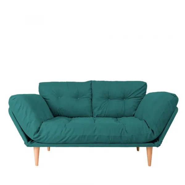 Trojmiestna rozkladacia pohovka Nina Daybed - Petrol Green GR124