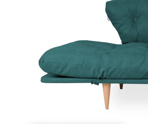 Trojmiestna rozkladacia pohovka Nina Daybed - Petrol Green GR124