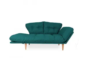 Trojmiestna rozkladacia pohovka Nina Daybed - Petrol Green GR124