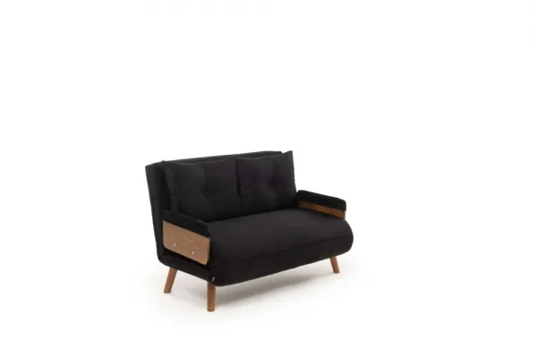 Dvojmiestna rozkladacia pohovka Cosmo 2-Seater - Black