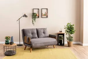 Dvojmiestna rozkladacia pohovka Cosmo 2-Seater - Grey