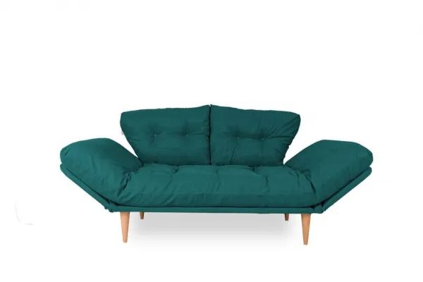 Trojmiestna rozkladacia pohovka Nina Daybed - Petrol Green GR124