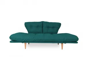 Trojmiestna rozkladacia pohovka Nina Daybed - Petrol Green GR124