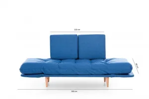 Trojmiestna rozkladacia pohovka Nina Daybed - Parliament Blue GR108