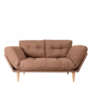 Trojmiestna rozkladacia pohovka Nina Daybed - Light Brown GR102